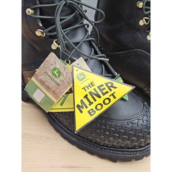 NEW John Deere 13 WIDE Men’s MINER Boots Insulated Steel Toe WORK Waterproof 13W main image 4